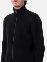 MM6 Maison Margiela ribbed knit jacket - | Spazio Pritelli