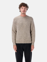 Sunflower yak and alpaca crewneck sweater - | Spazio Pritelli