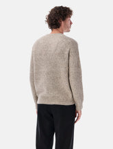 Sunflower yak and alpaca crewneck sweater - | Spazio Pritelli