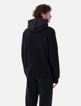 Lanvin Ribbon embroidered logo hoodie - | Spazio Pritelli