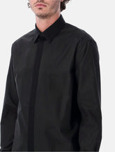 Lanvin cotton shirt with grosgrain detail - | Spazio Pritelli