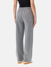 Pantaloni wide leg serif logo Sporty & Rich grigi - | Spazio Pritelli