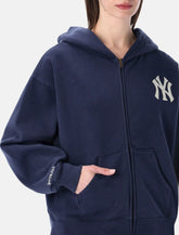 Sporty & Rich blue Heritage Yankees zip hoodie - | Spazio Pritelli