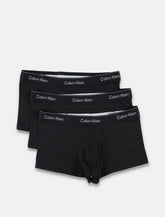 Calvin Klein Cotton Blend 3-Pack Low Rise Trunks - | Spazio Pritelli