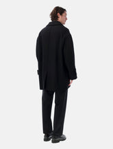 AMI Paris black wool peacoat - | Spazio Pritelli
