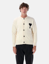 AMI Paris Ami de Cœur merino cardigan - | Spazio Pritelli