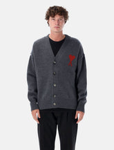 Ami Paris bwool Ami De Coeur cardigan - | Spazio Pritelli