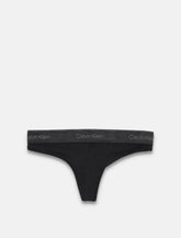 Calvin Klein metallic band Icon cotton and modal thong - | Spazio Pritelli