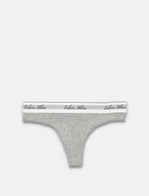 Calvin Klein scalloped edge thong - | Spazio Pritelli