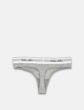 Calvin Klein scalloped edge thong - | Spazio Pritelli