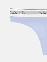 Calvin Klein scalloped edge thong - | Spazio Pritelli