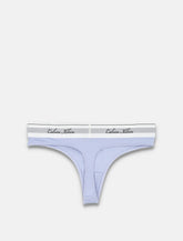 Calvin Klein scalloped edge thong - | Spazio Pritelli