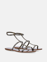 Sandali in satin Pedro García Enola con cristalli - | Spazio Pritelli