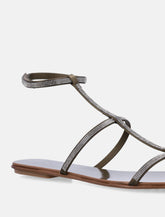 Sandali in satin Pedro García Enola con cristalli - | Spazio Pritelli