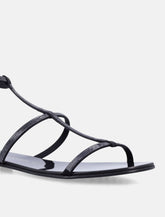 Sandali in satin Pedro García Enola con cristalli - | Spazio Pritelli