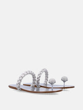 Pedro García Pipa Sandals White Braided Strap Everyday Wear Icon - | Spazio Pritelli