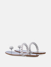 Pedro García Pipa Sandals White Braided Strap Everyday Wear Icon - | Spazio Pritelli