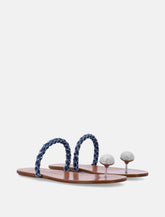Sandali Pipa in denim con Pavé di Pedro García - | Spazio Pritelli