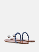 Sandali Pipa in denim con Pavé di Pedro García - | Spazio Pritelli