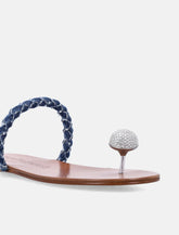 Sandali Pipa in denim con Pavé di Pedro García - | Spazio Pritelli