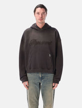 Felpa con cappuccio Rep Reverse Applique in cotone Represent - | Spazio Pritelli