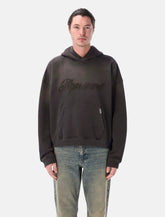 Felpa con cappuccio Rep Reverse Applique in cotone Represent - | Spazio Pritelli