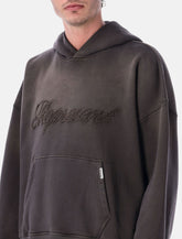 Felpa con cappuccio Rep Reverse Applique in cotone Represent - | Spazio Pritelli