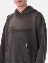 Felpa con cappuccio Rep Reverse Applique in cotone Represent - | Spazio Pritelli