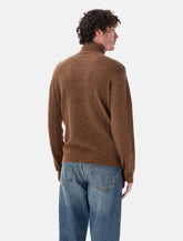 Roberto Collina camel wool turtleneck sweater - | Spazio Pritelli