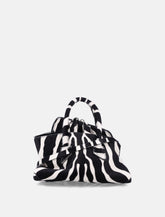 The Attico Top Handle "La Passeggiata Mini" Zebra - | Spazio Pritelli