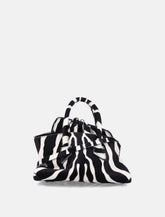 The Attico Top Handle "La Passeggiata Mini" Zebra - | Spazio Pritelli