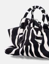 The Attico Top Handle "La Passeggiata Mini" Zebra - | Spazio Pritelli