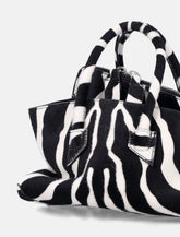 The Attico Top Handle "La Passeggiata Mini" Zebra - | Spazio Pritelli