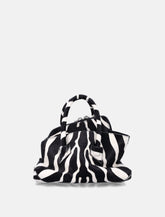 The Attico Top Handle "La Passeggiata Mini" Zebra - | Spazio Pritelli