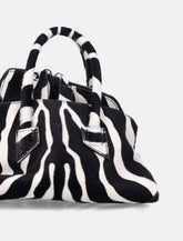 The Attico Top Handle "La Passeggiata Mini" Zebra - | Spazio Pritelli