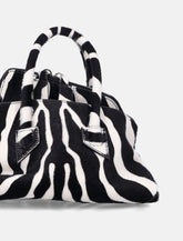 The Attico Top Handle "La Passeggiata Mini" Zebra - | Spazio Pritelli