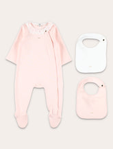 Set regalo neonata in cotone rosa Chloé - | Spazio Pritelli