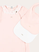 Set regalo neonata in cotone rosa Chloé - | Spazio Pritelli