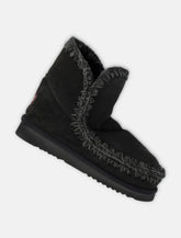 Mou Eskimo 18 sheepskin boots with crochet stitching - | Spazio Pritelli