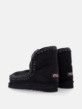 Mou Eskimo 18 sheepskin boots with crochet stitching - | Spazio Pritelli