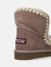 Mou Eskimo 18 sheepskin boots with crochet stitching - | Spazio Pritelli
