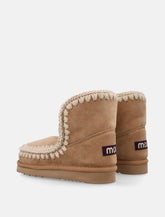 Mou Eskimo 18 sheepskin boots with crochet stitching - | Spazio Pritelli