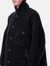 and wander wool shaggy long jacket - | Spazio Pritelli