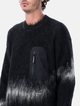 and wander jacquard shaggy crewneck sweater - | Spazio Pritelli