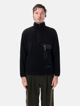 and wander wool-blend fleece pullover - | Spazio Pritelli