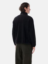 and wander wool-blend fleece pullover - | Spazio Pritelli