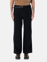 and wander pleated wool wide-leg trousers - | Spazio Pritelli