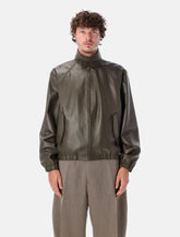 Bottega Veneta Intrecciato leather blouson - | Spazio Pritelli