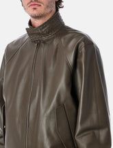 Bottega Veneta Intrecciato leather blouson - | Spazio Pritelli