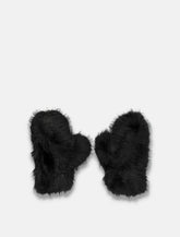 Stand Studio Jane faux fur mittens - | Spazio Pritelli
